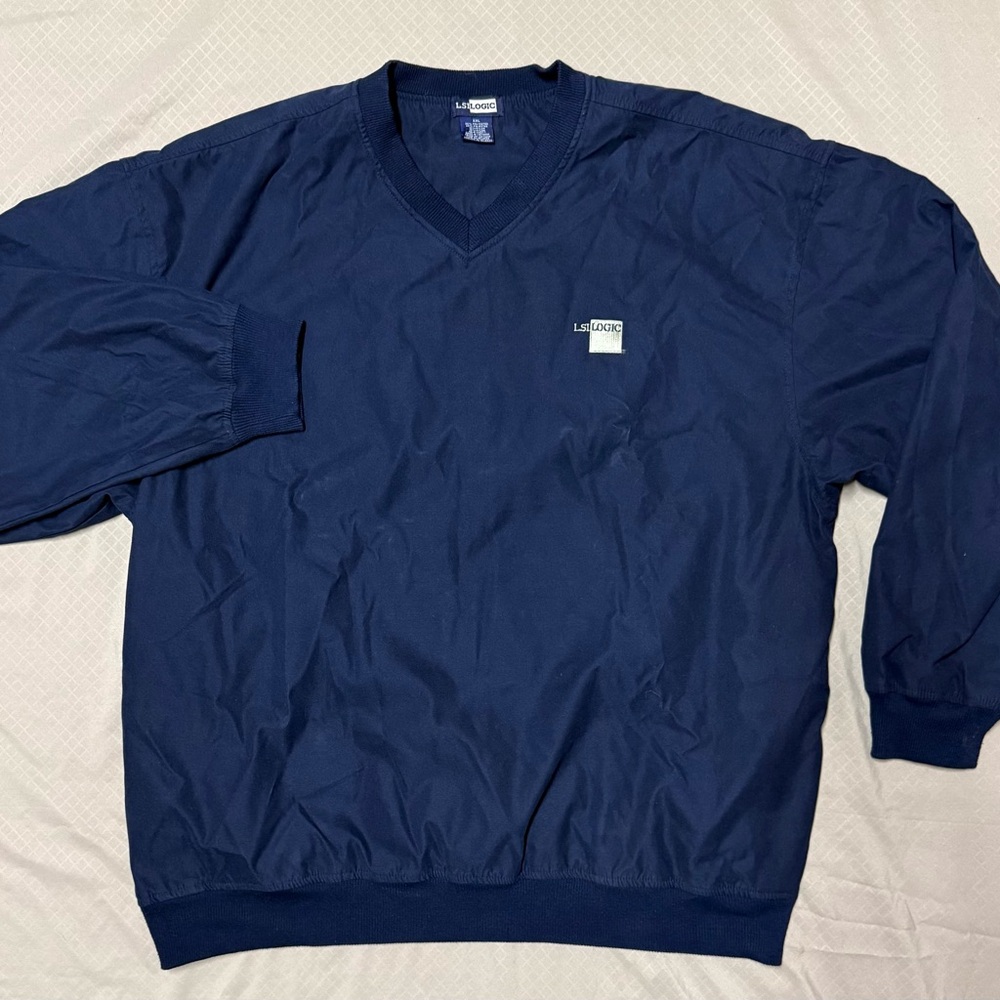 Lacoste Men's Navy Windbreaker Jacket